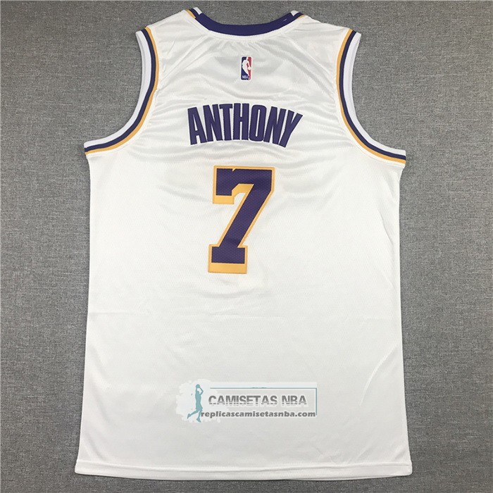 Camiseta Los Angeles Lakers Carmelo Anthony NO 7 Association 2021 Blanco